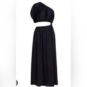 NWT Farm Rio Black One Shoulder Dress - Size XS